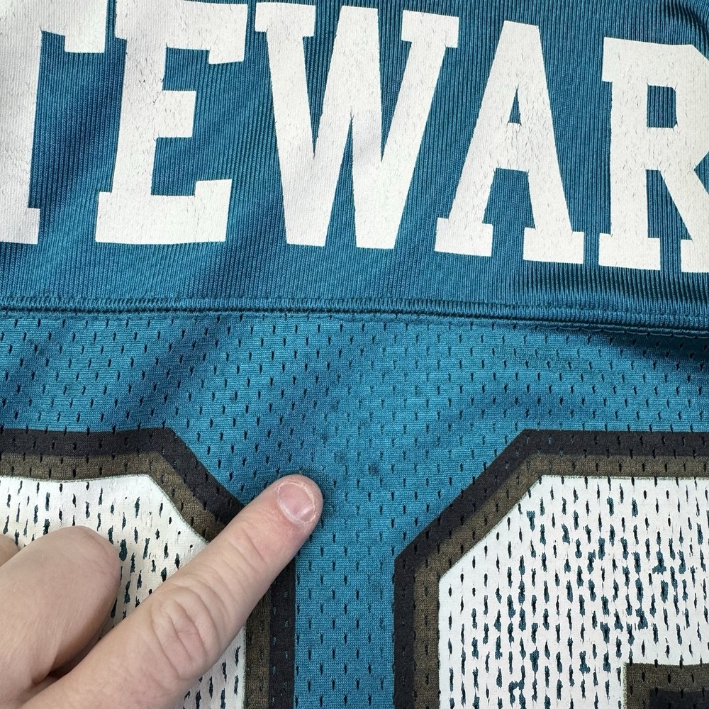 Vintage 90s James Stewart Jacksonville Jaguars Jersey Men's XL Logo Athletic - Picture 6 of 15
